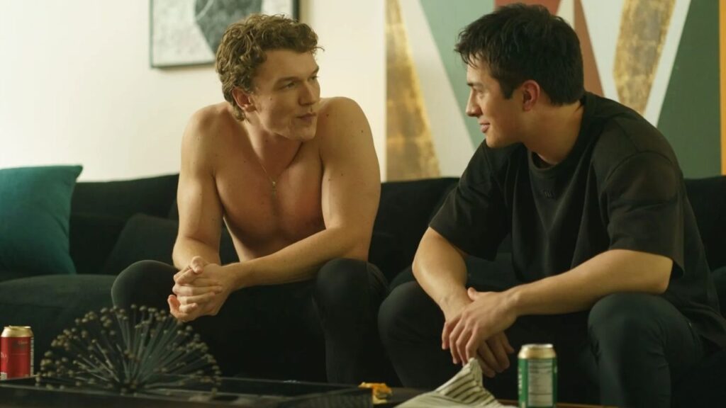 Shane Hollander and Ilya Rozanov