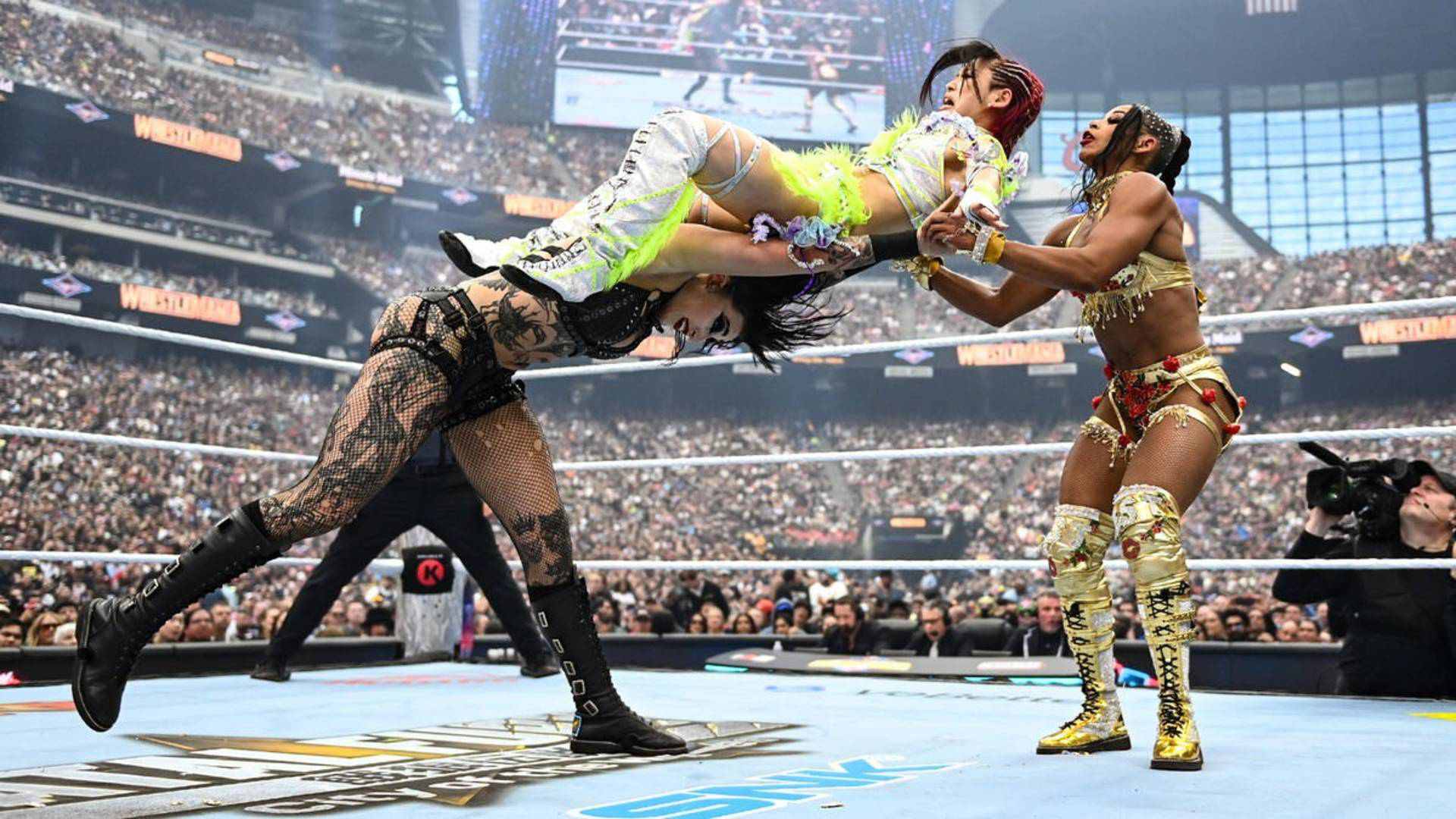 1.⁠ ⁠Iyo Sky vs. Bianca Belair vs. Rhea Ripley (WrestleMania 41)