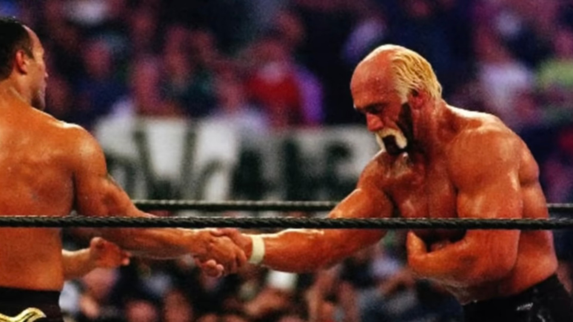 3.⁠ ⁠The Rock Kicks Out of Hulk Hogan’s Leg Drop