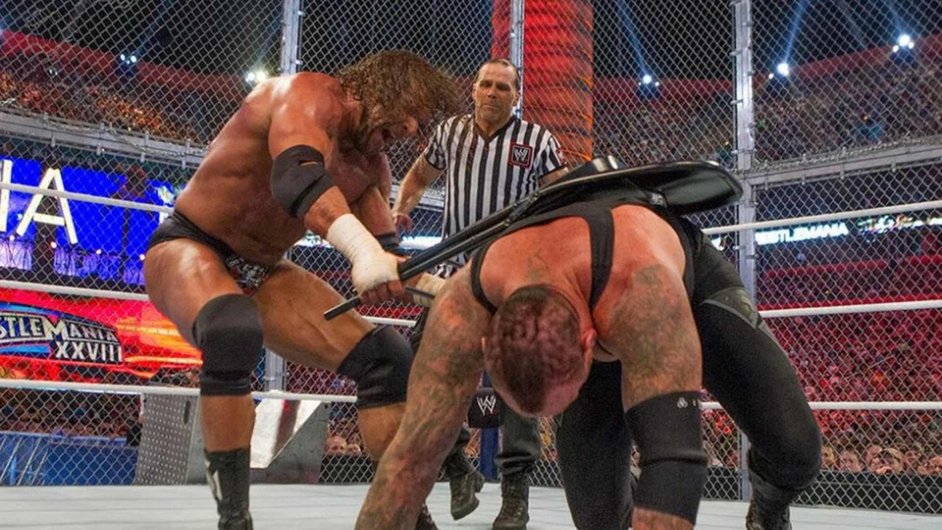 1.⁠ ⁠The Undertaker Kicks Out of Sweet Chin Music and the Pedigree