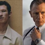 Callum Turner and Daniel Craig as James Bond (Image: @callummturner, Universal Pictures)
