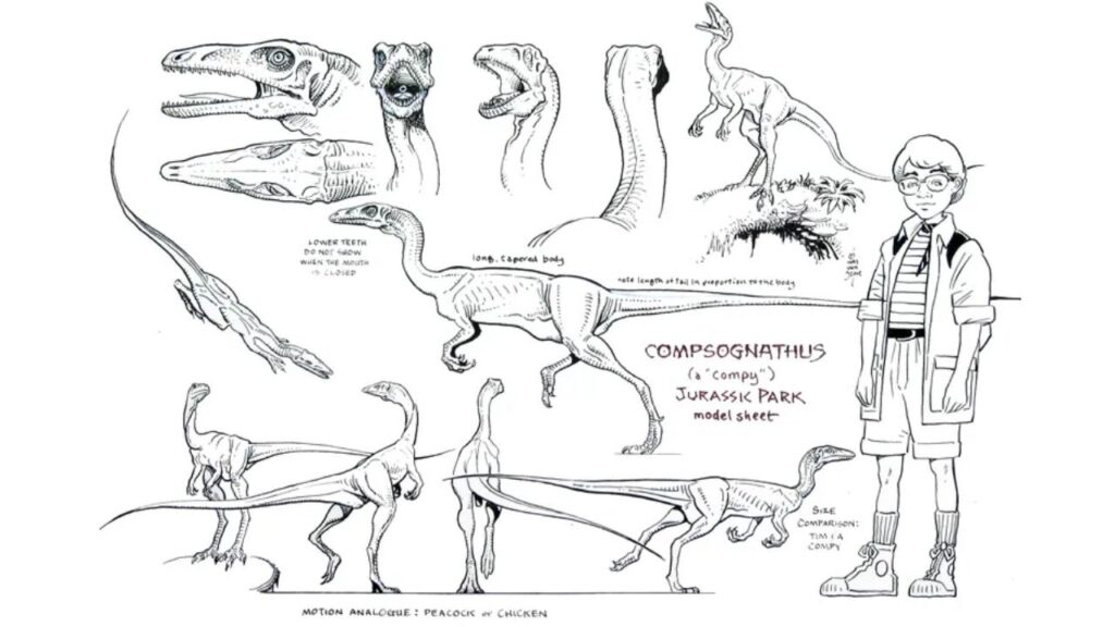 Escape from Jurassic Park sketch