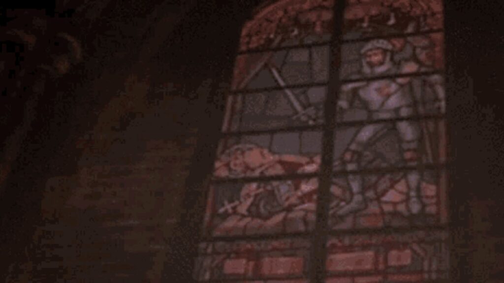 CGI Knight in Stained Glass