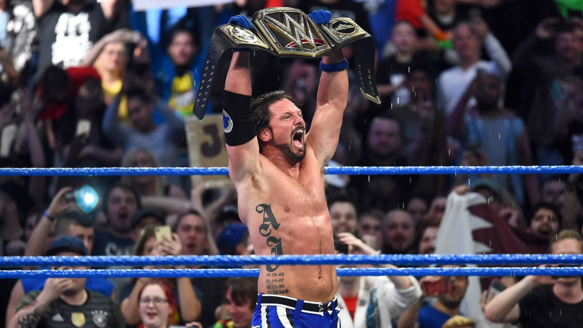 5- AJ Styles – 5,347 Days