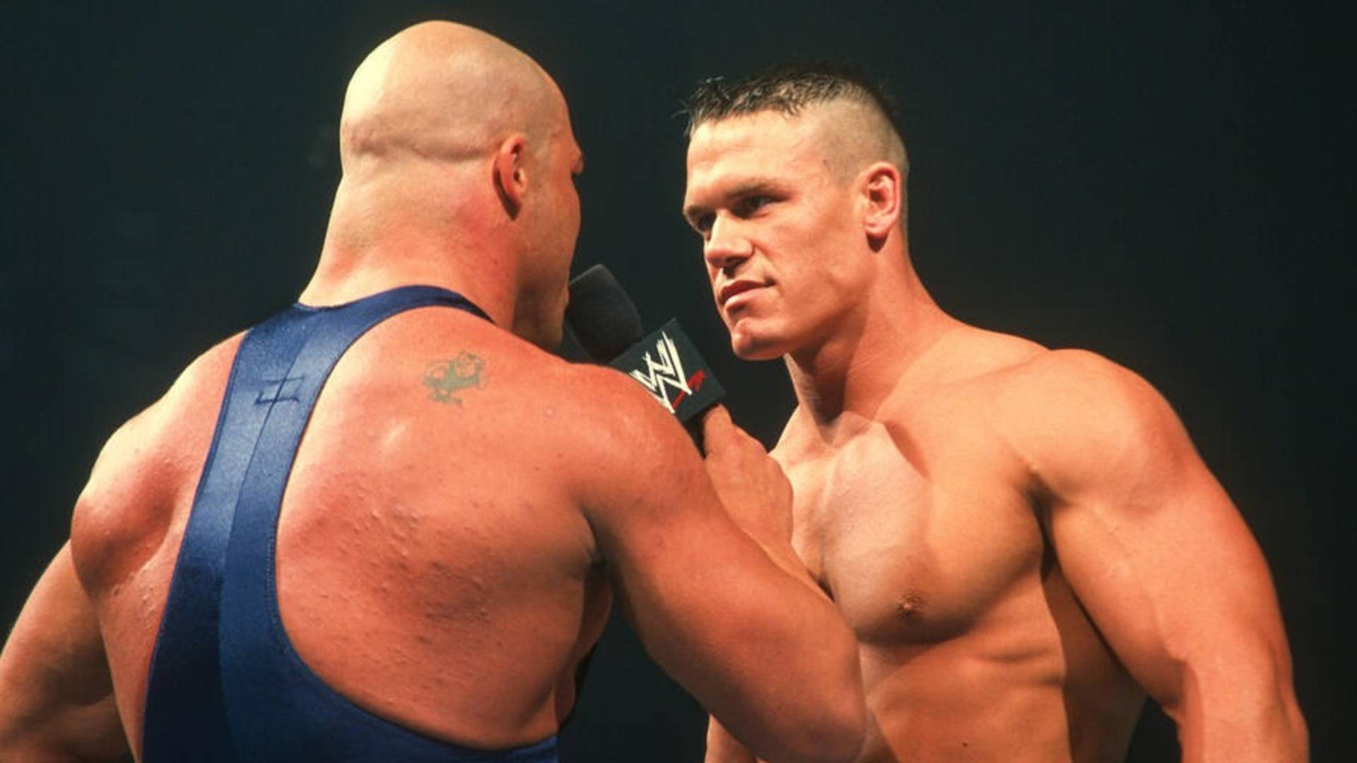 5- John Cena as Kurt Angle’s Retirement Match