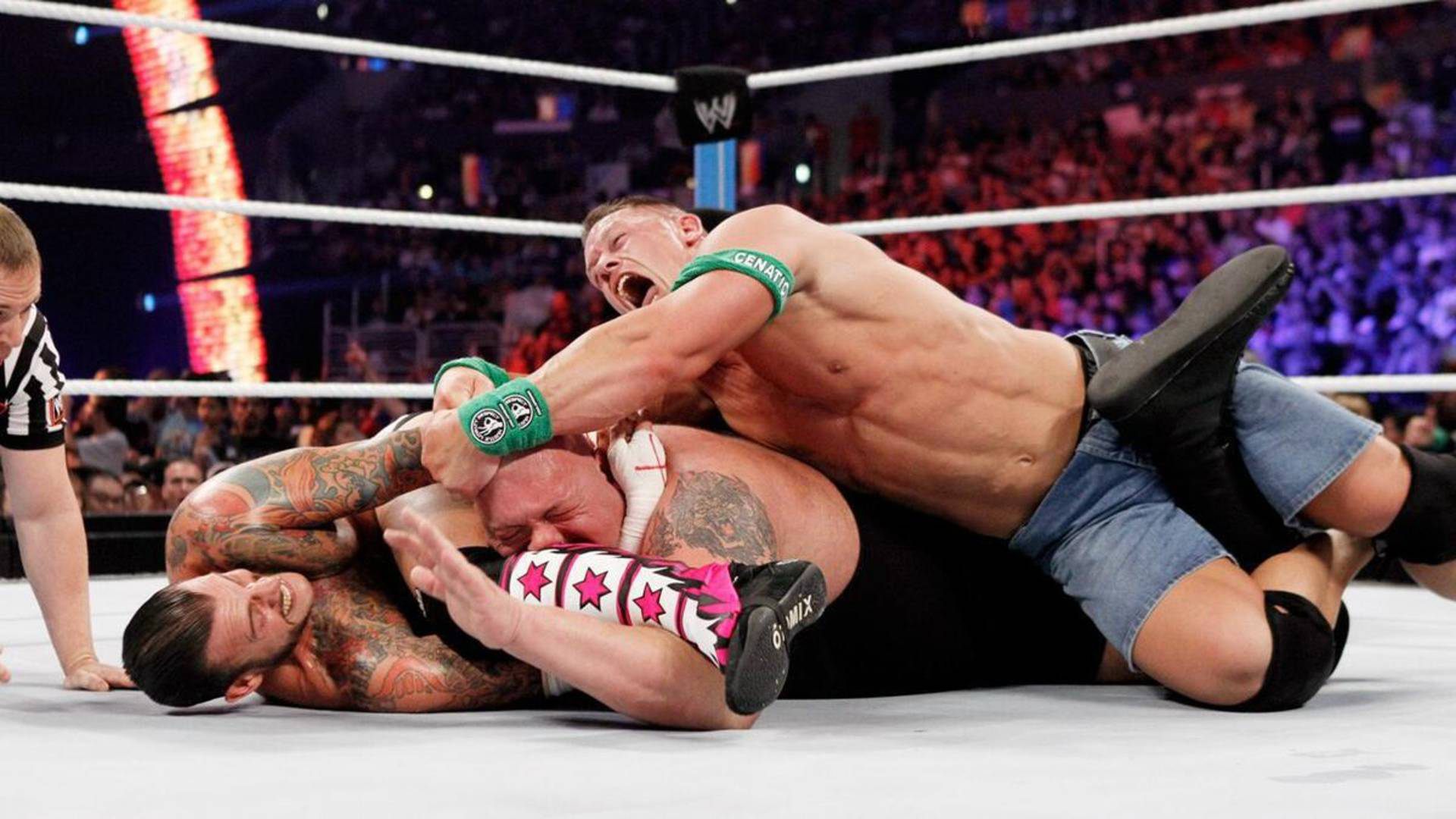 7- CM Punk vs. John Cena vs. Big Show (SummerSlam 2012)