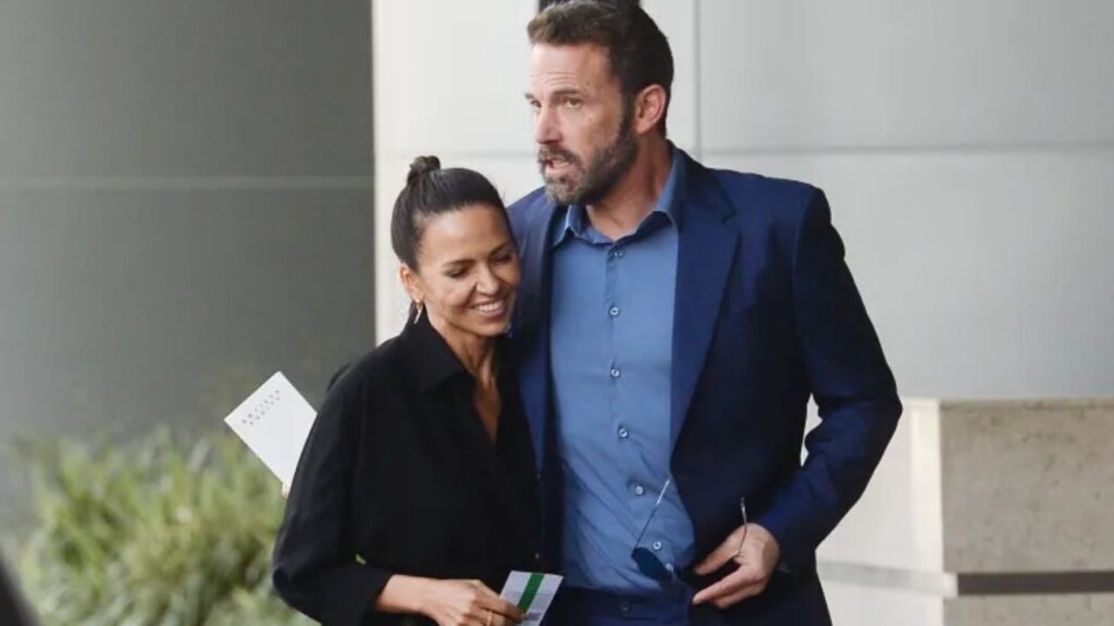 Luciana Barroso and Ben Affleck