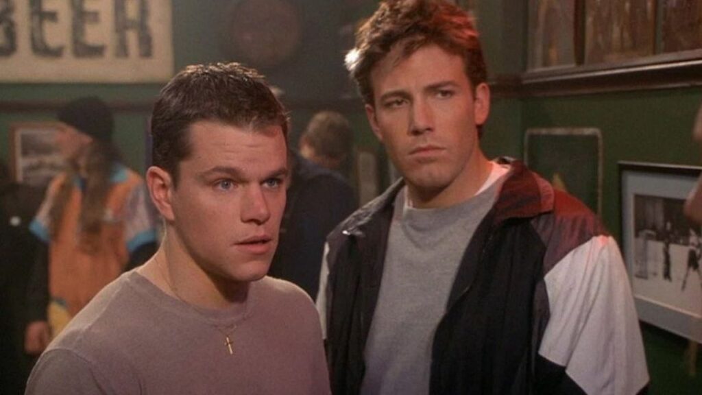 Matt Damon and Ben Affleck in Good Will Hunting