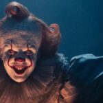 Bill as Pennywise (Image: Warner Bros)