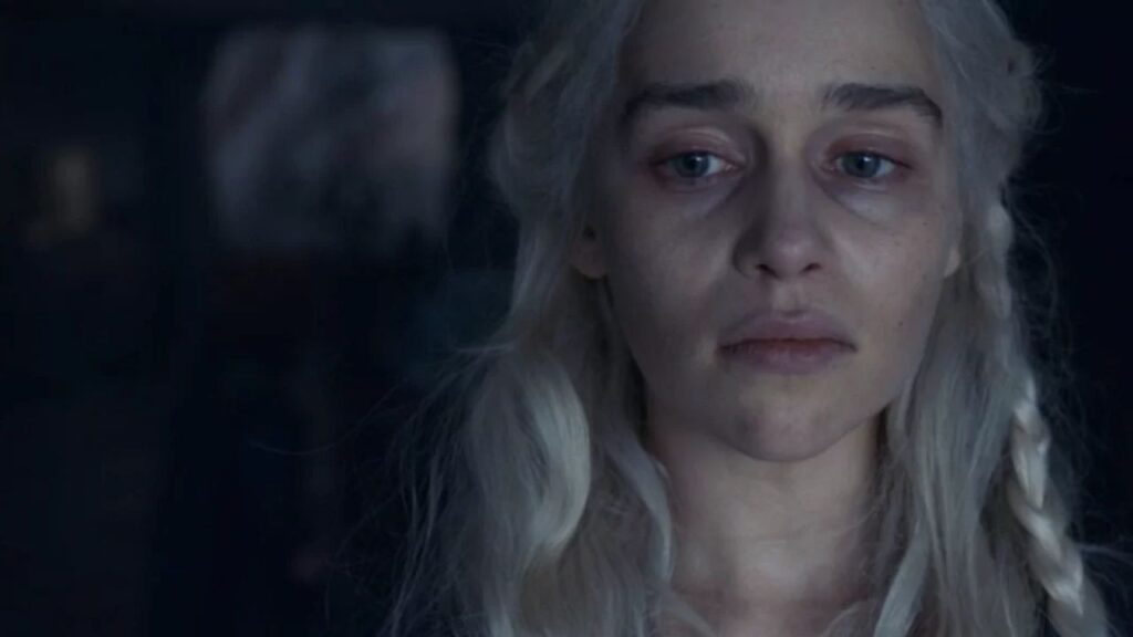 Daenerys as Mad Queen in Game of Thrones