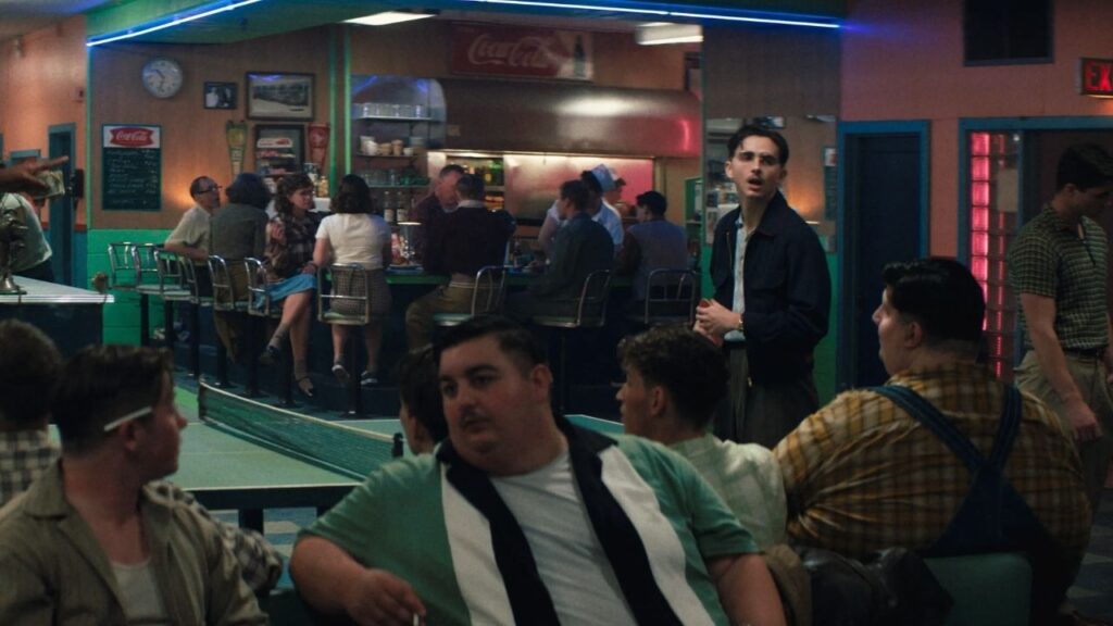 Marty Supreme motel scene