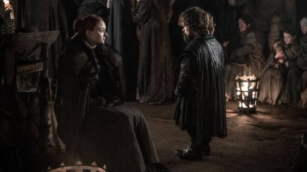 Sansa and Tyrion in 'Game of Thrones' (Image: HBO)