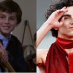 Timothée Chalamet in Law & Order and Timothée Chalamet at present