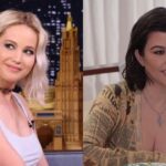 Jennifer Lawrence and Kourtney Kardashians (Image: Hulu, NBC)