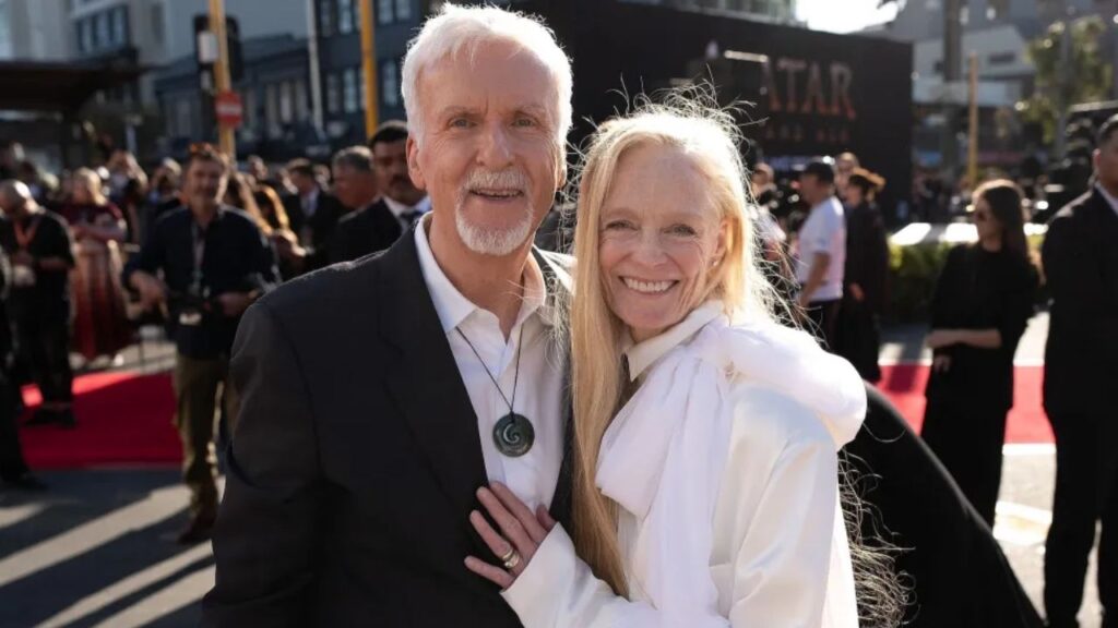 James Cameron and Suzy in New Zealand