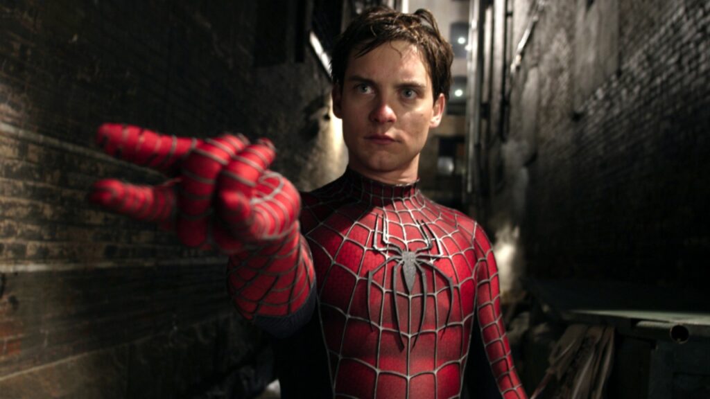 Tobey Maguire as Spider-Man (Image: Sony)