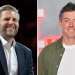 Eric Trump and Rory McIlroy