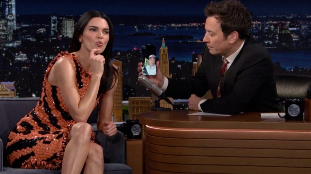 Kendall Jenner on Jimmy Fallon Live (Image: NBC)