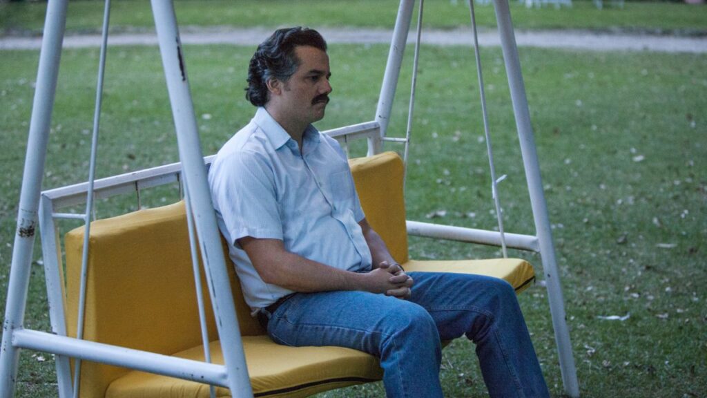 Wagner Moura as Pablo Escobar in 'Narcos'