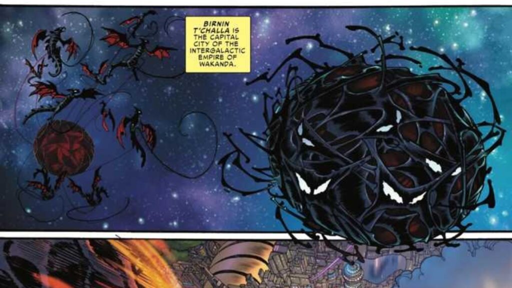 Knull and Godzilla (Image: Marvel)