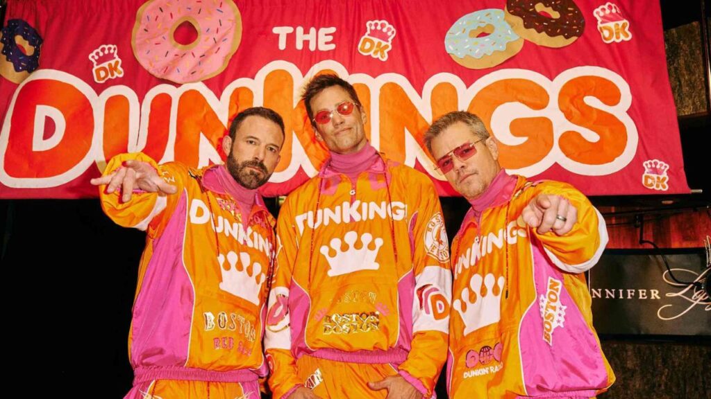 Tom Brady, Matt Damon and Ben Affleck 