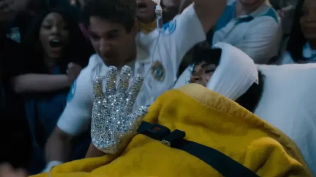 The Pepsi incident shown in Michael (Image: Universal Pictures)