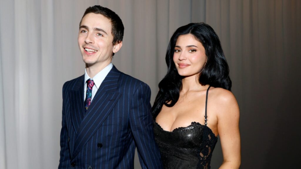 Timothée Chalamet and Kylie Jenner 