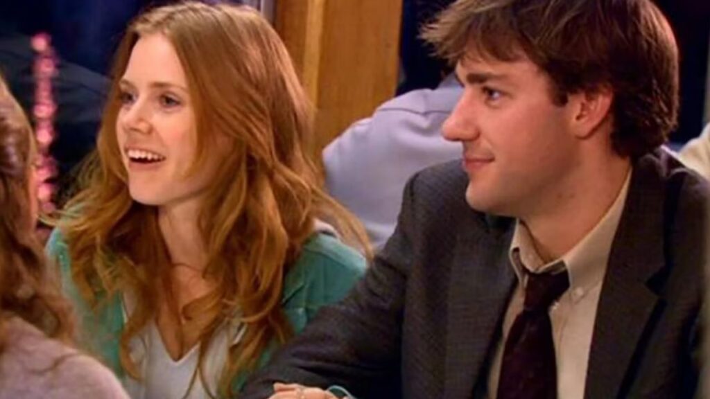 Amy Adams became Jim's Girlfriend during her guest appearance on the show (Image: Peacock)