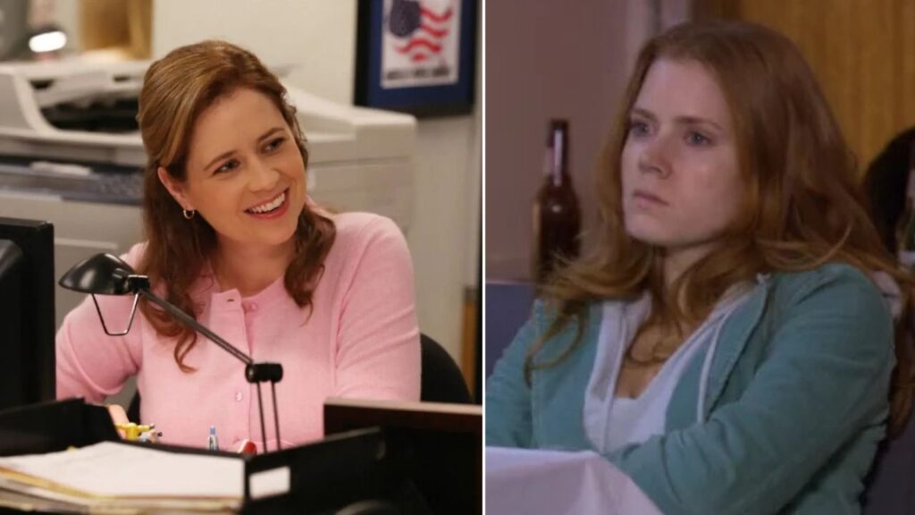 The makers felt Amy Adams looked like Jenna Fischer (Image: Peacock)