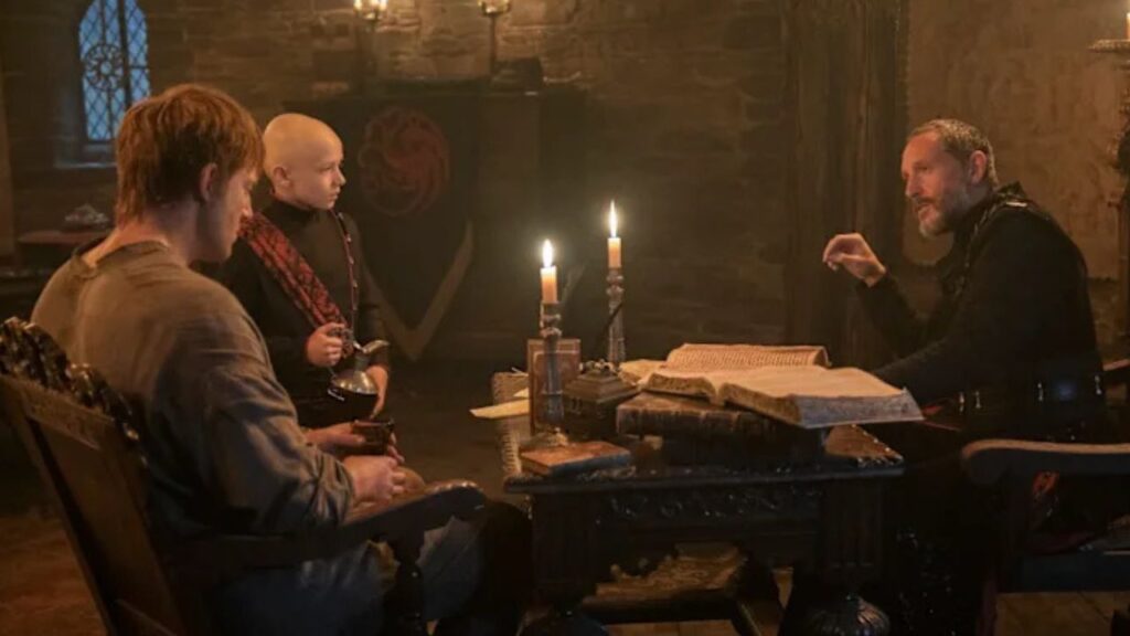 Baelor Targaryen steps in for Dunk (Image: HBO)