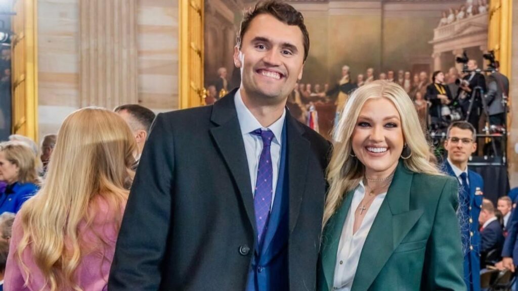Charlie Kirk and Erika Kirk