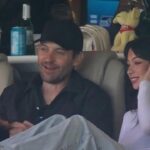 Tobey Maguire and Mishka Silva (Image: Nfl Brazil)