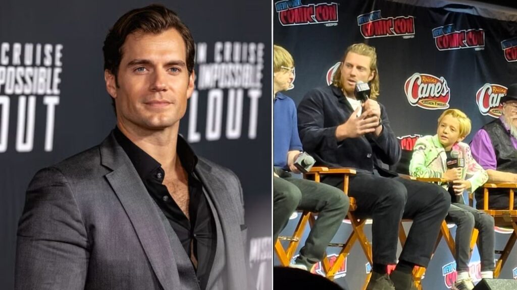 Peter Claffey and Dexter Sol Ansell hint about Henry Cavill's surprise appearance (Image: Variety and Comic Con)