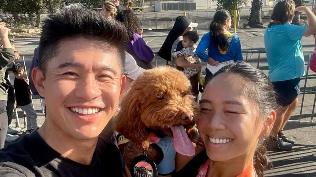 Collin Morikawa and Katherine Zhu