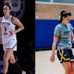 Caitlin Clark and Marina Mabrey