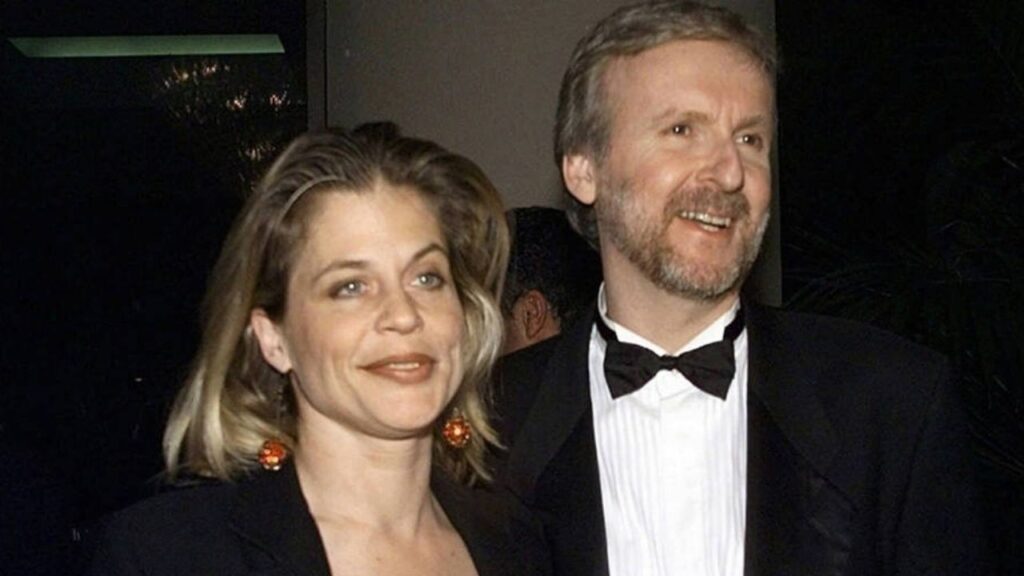 James Cameron and Linda Hamilton