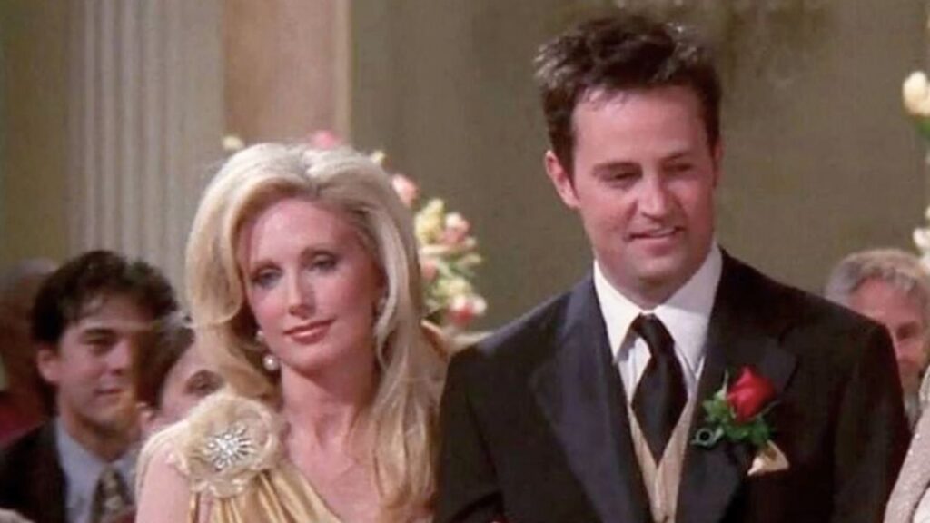 Morgan Fairchild and Matthew Perry