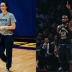 Caitlin Clark and LeBron James