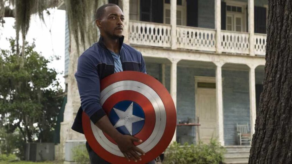 Sam Wilson as Cap (Image: Marvel)