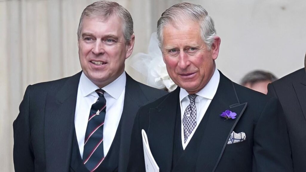 King Charles and Prince Andrew