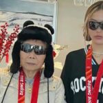 Eileen Gu with her grandmother