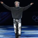 Ilia Malinin Swaps Spandex For $1,200 Balmain Denim At Olympic Exhibition Ilia Malinin