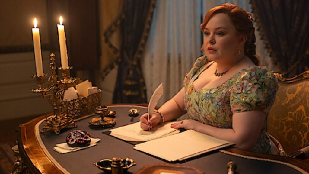 Lady Whistledown from Bridgerton