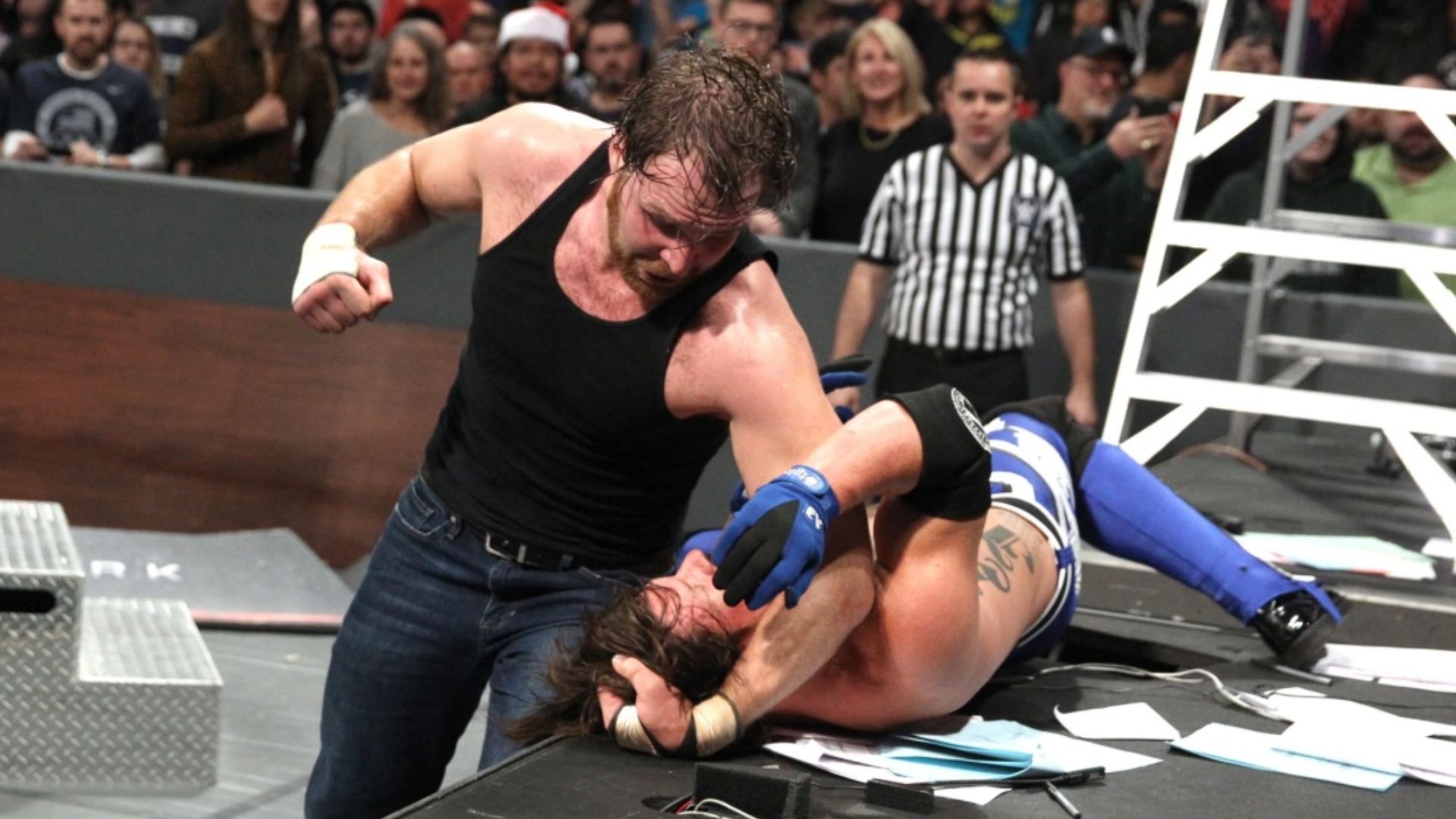 9.⁠ ⁠AJ Styles vs. Dean Ambrose — TLC 2016