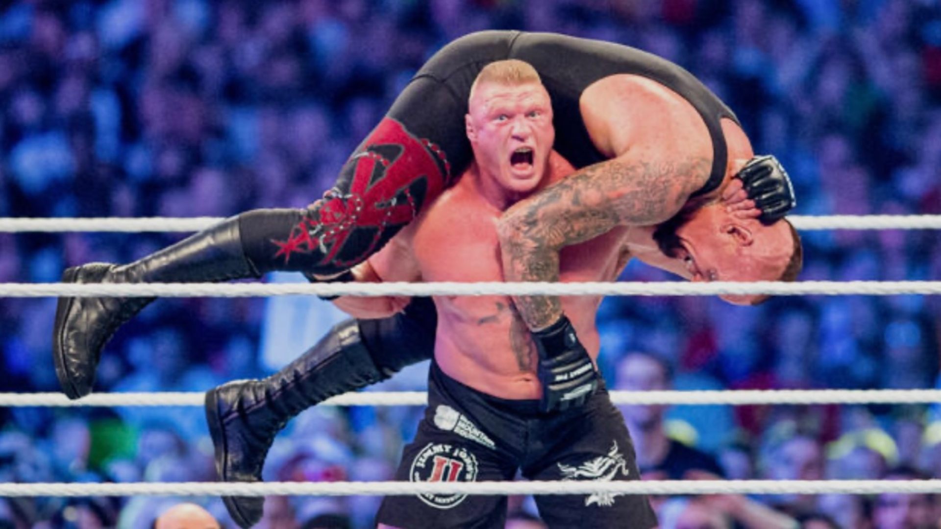 2.⁠ ⁠The Rock vs. Brock Lesnar — WrestleMania 30