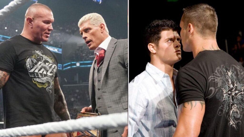 Randy Orton and Cody Rhodes over the years 