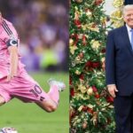 Donald Trump and Lionel Messi