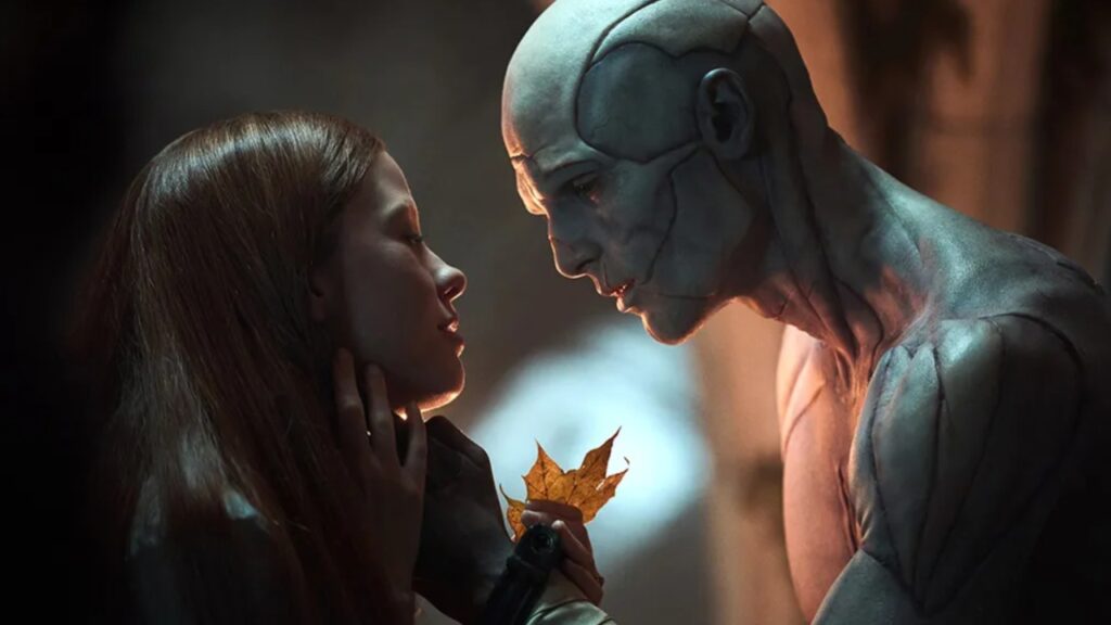 Mia Goth and Jacob Elordi in ‘Frankenstein’