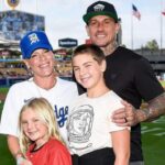 Pink Hart and Carey Hart with their kids