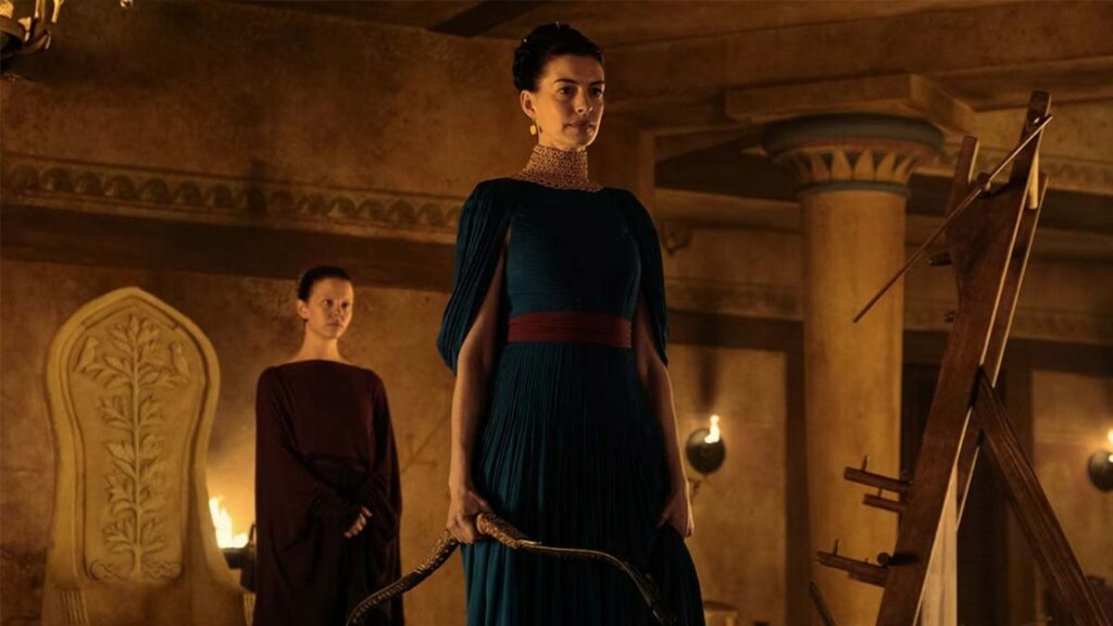 Anne Hathaway in The Odyssey (Credit: Universal Pictures)